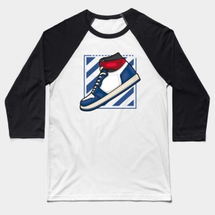 AJ 1 High Union Storm Blue Sneaker Baseball T-Shirt